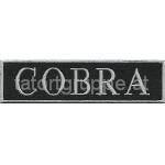 Schriftzug COBRA schwarz/grau (Muster)
