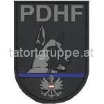 PolizeiDienstHundeFührer (PVC-schwarz / Blue Line) 2.Version