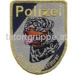 Polizei Diensthundeführer - Rottweiler (goldlurex)
