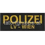 Schriftzug POLIZEI - Landesamt Verfassungsschutz Wien (für Überwurfweste)