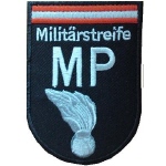 Ärmelabzeichen Kommando Militärstreife & Militärpolizei (2.Auflage)